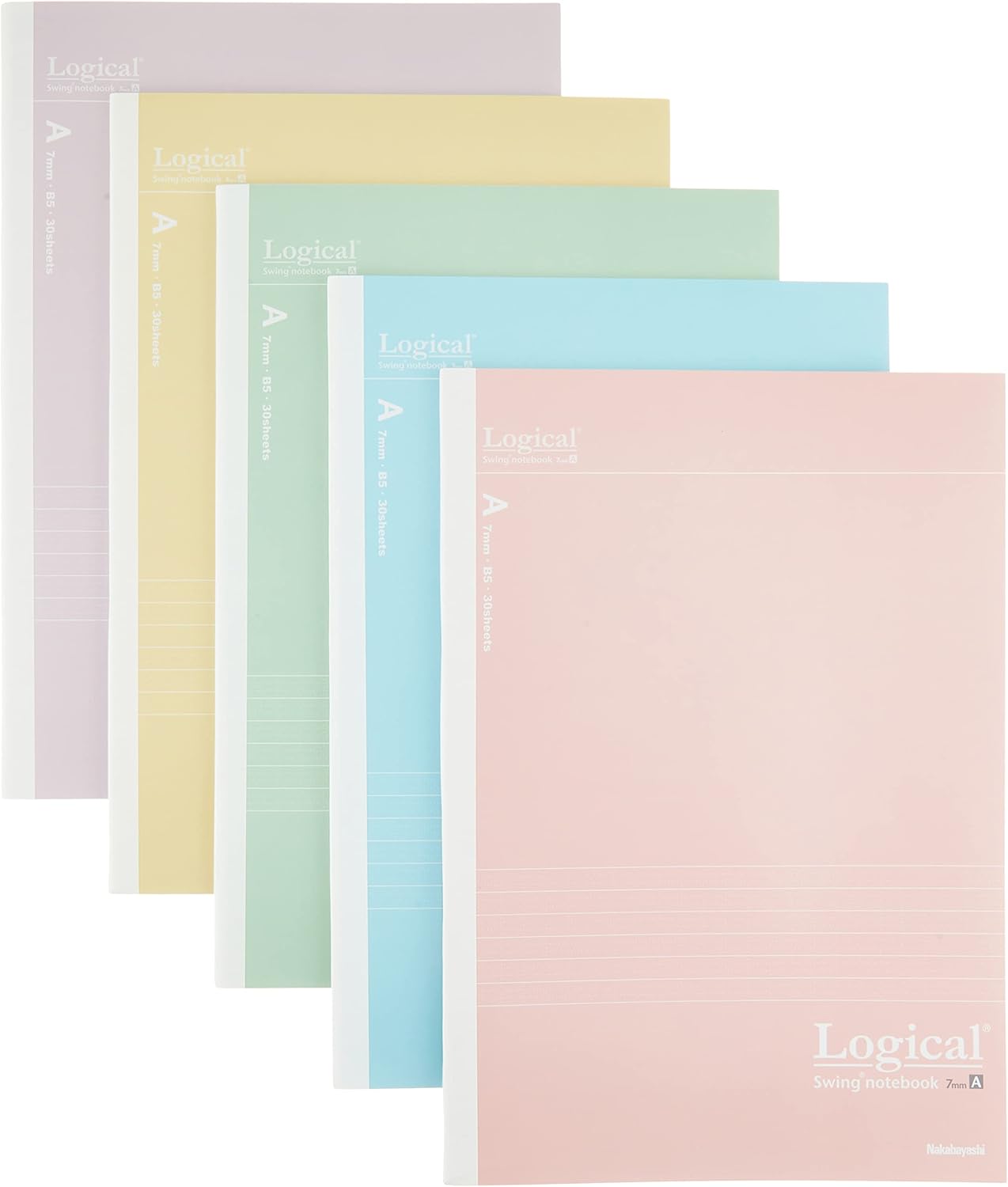 Nakabayashi Swing Logical Notebook - Set of 5 - Sozodori