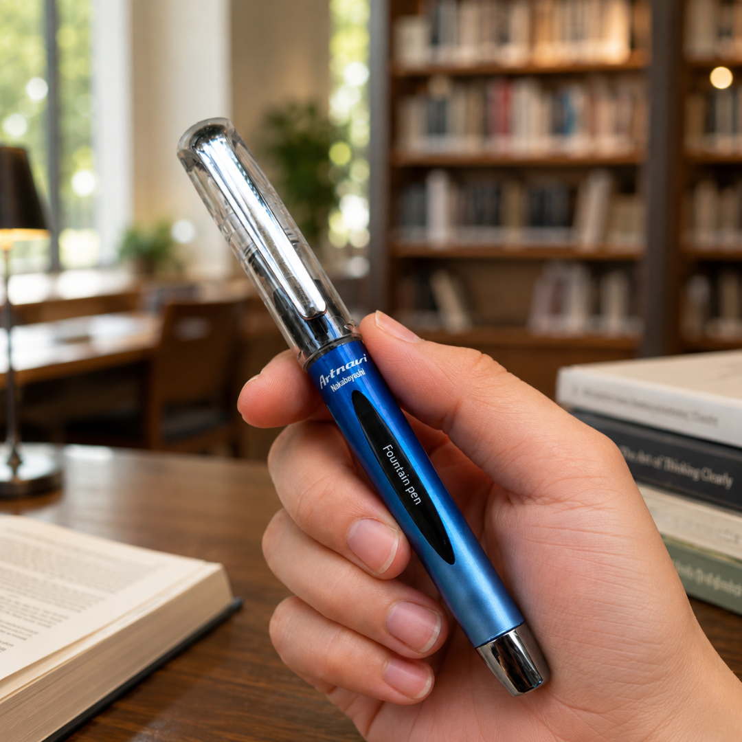 Nakabayashi E-Fountain Pen - Medium Tip