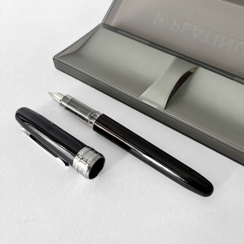 Platinum Plaisir Fountain Pen - Black