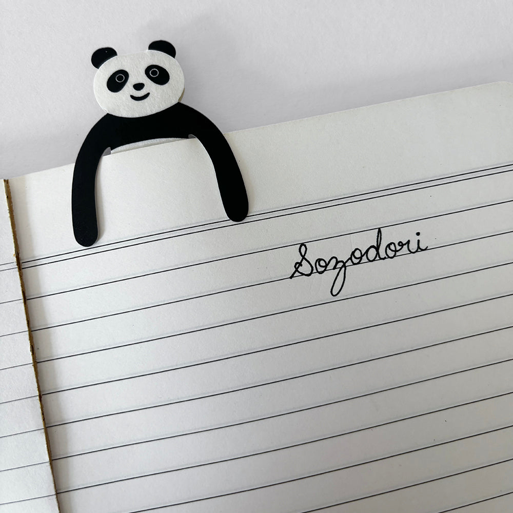 Sugai World Tiptoes Panda Bookmark Pen
