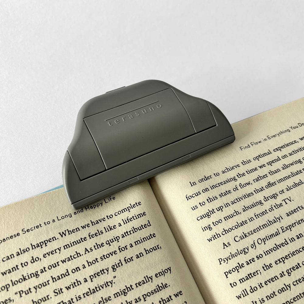 Terasuno Book Clip with light