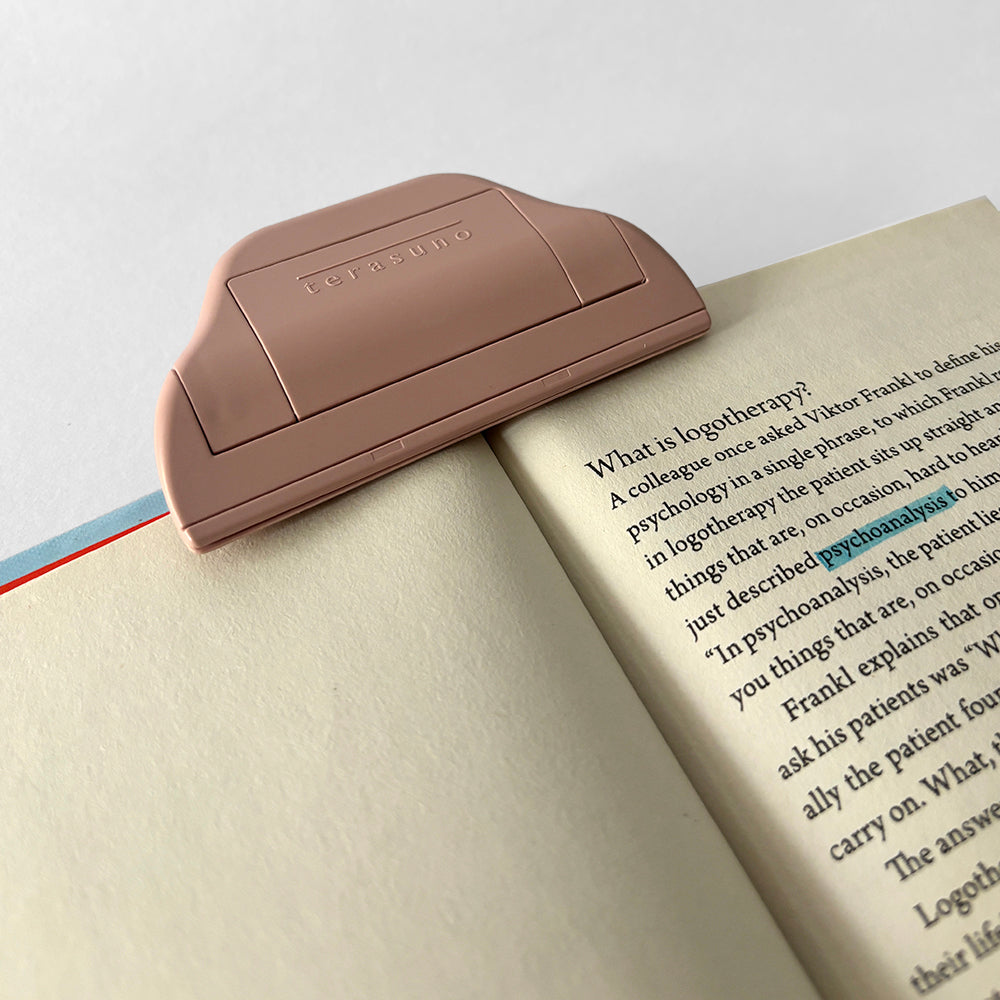 Terasuno Book Clip with light