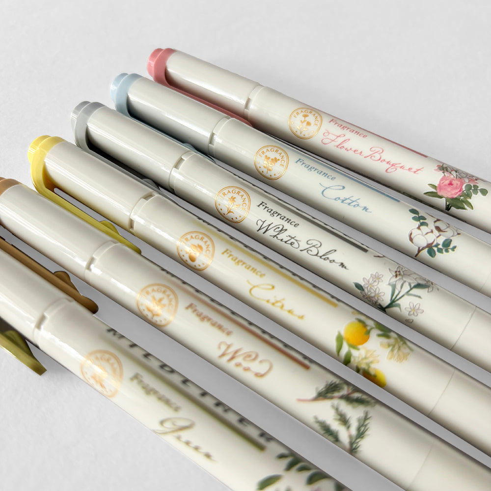 Zebra Mildliner Fragrance Highlighter Set of 6