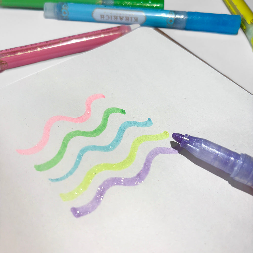 Zebra Kirarich Glitter Highlighters