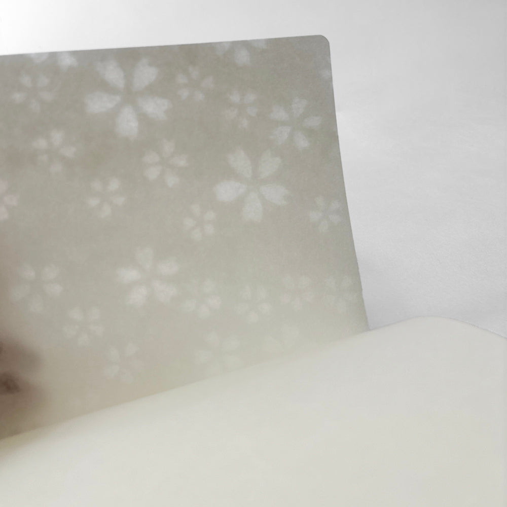 Jyugoya Water Poppy Washi Notebook - Blue