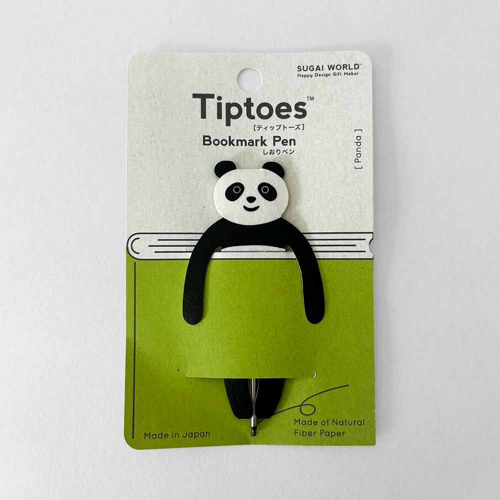 Sugai World Tiptoes Panda Bookmark Pen