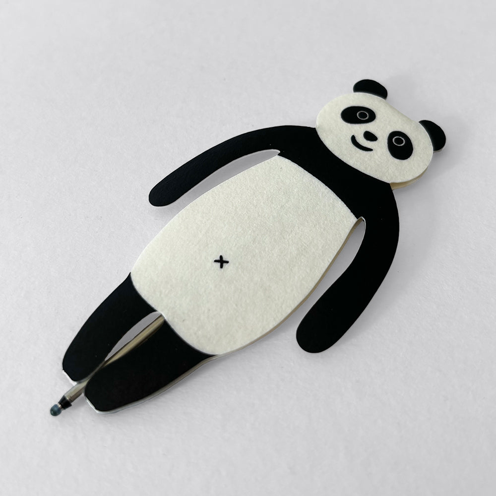 Sugai World Tiptoes Panda Bookmark Pen