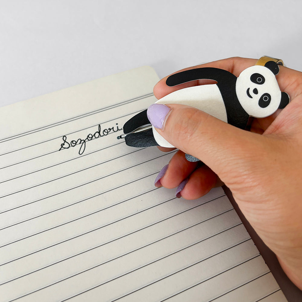 Sugai World Tiptoes Panda Bookmark Pen