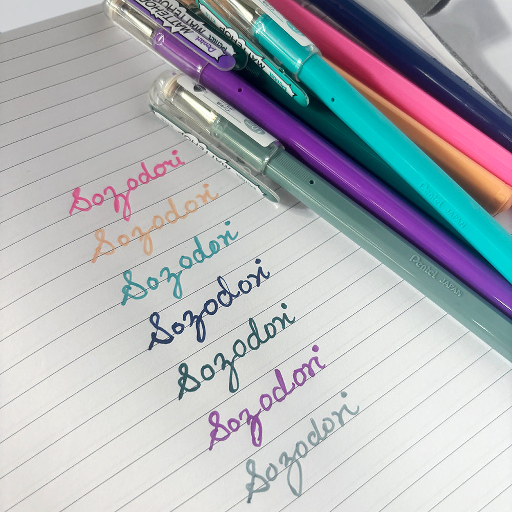 Pentel Matte Hop Ballpoint Pen - Dream Set 7