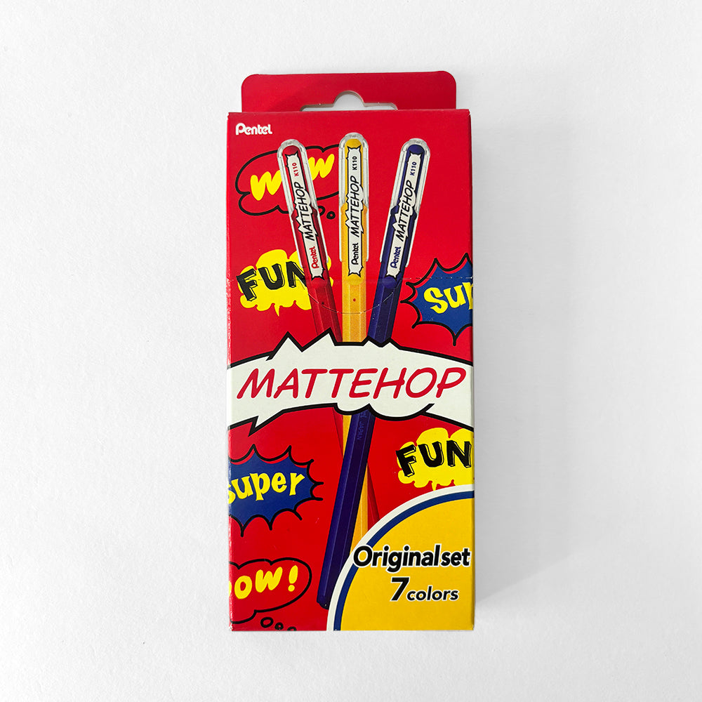 Pentel Mattehop - Set of 7