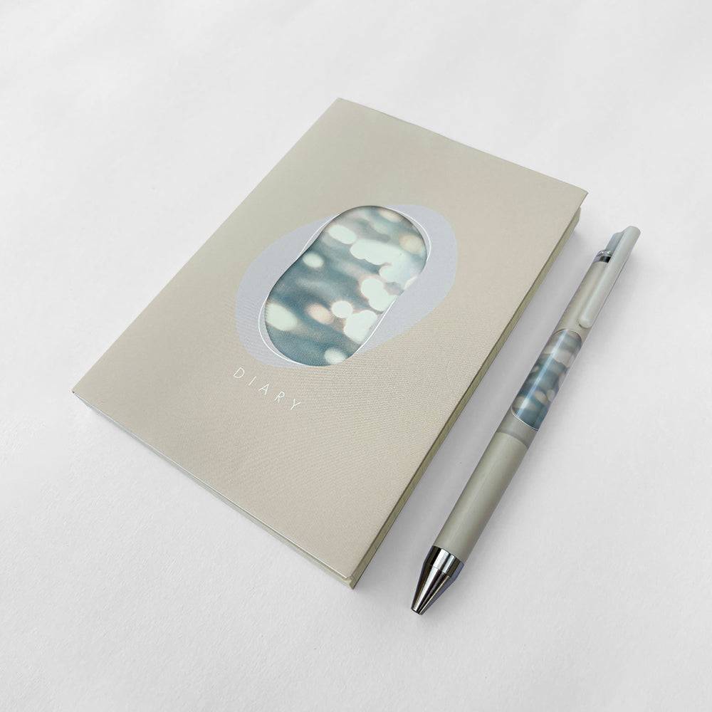 Pilot Beige Juice Up Gel Pen with B7 Diary - Set of 2 - Sozodori