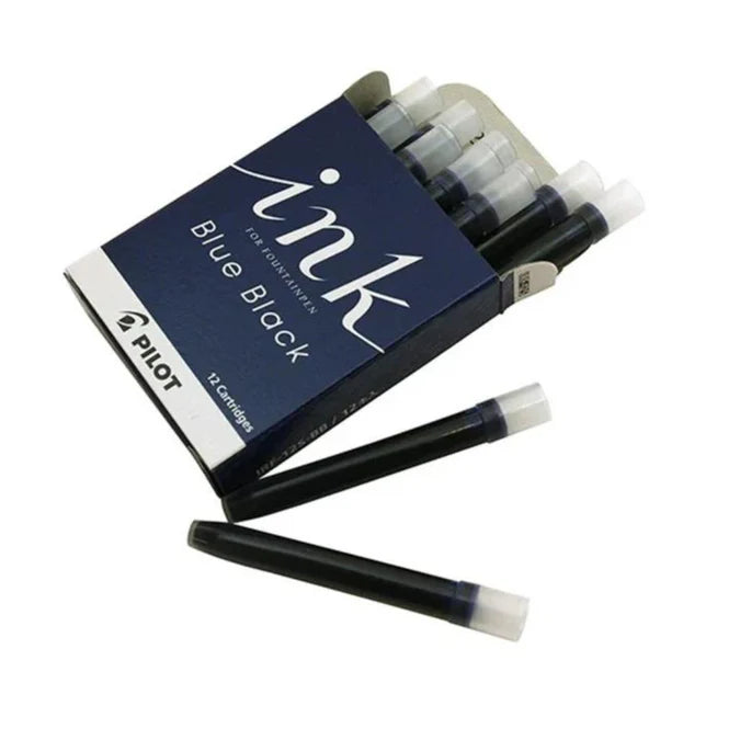 Pilot Ink Cartridge Pack - 12 Premium Cartridges for Smooth Printing